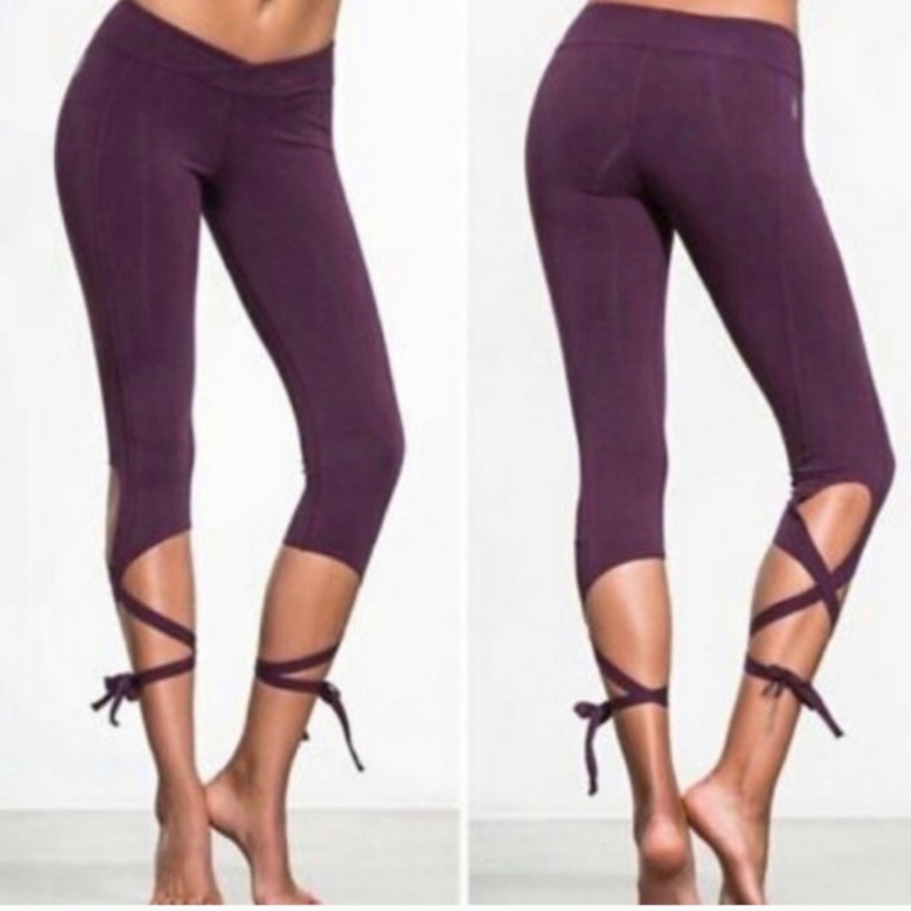 Free people NWOT tie up leggings